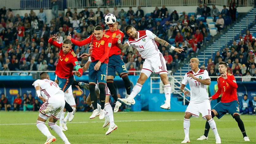 اسبانيا تنتزع تعادلا متأخرا أمام المغرب وتتصدر المجموعة الثانية