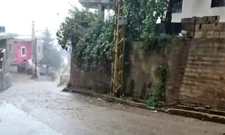 امطار غزيرة في بعض المناطق في لبنان