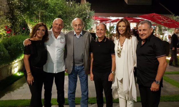 شكرا وليد ونورا جنبلاط بتشريفنا!