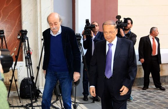 جنبلاط وعون والطائف بينهما( الكيمياء مفقودة)