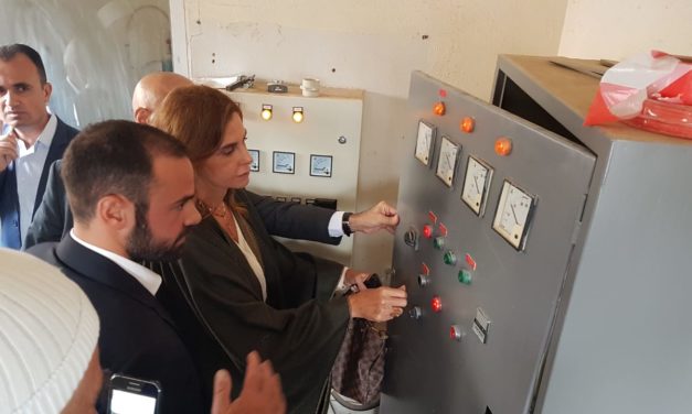 بئر ارتوازي في راشيا بهبة من رجل الأعمال مازن رجا دلال