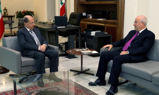 “الإنهيار العربي” بين عون والعريضي