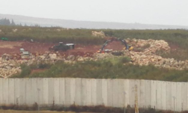 الاحتلال يواصل أعمال الحفر رغم الطقس الماطر