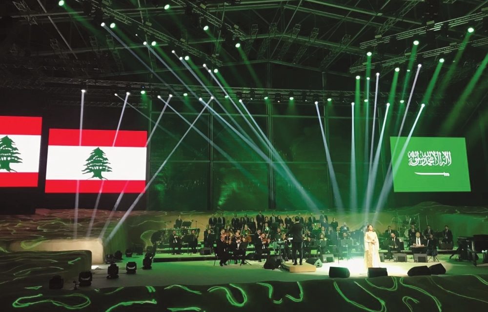 ماجدة الرومي افتتحت مهرجان «شتاء طنطورة» وحضور لبناني مميز