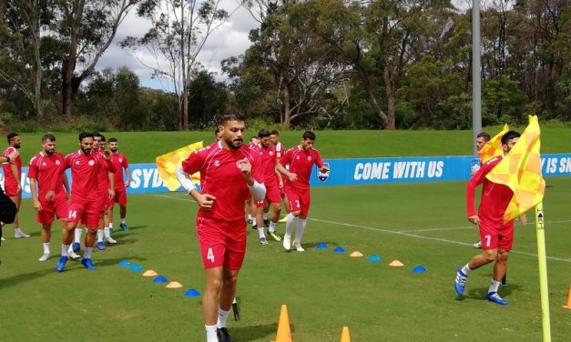 معسكر ومباراة ودية لمنتخب لبنان لكرة القدم في البحرين