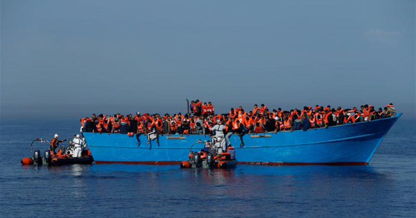 كم بلغ عدد المهاجرين الذين قضوا في البحر المتوسط في 2018؟