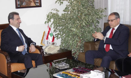 ابو فاعور التقى سفير مصر:هناك علاقات تجارية بين لبنان ومصر تدار بمنطق المحبة والاخوة
