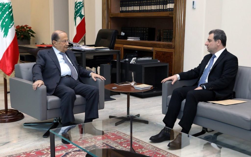 أبو فاعور أطلع رئيس الجمهورية على اجراءات دعم الصناعة اللبنانية