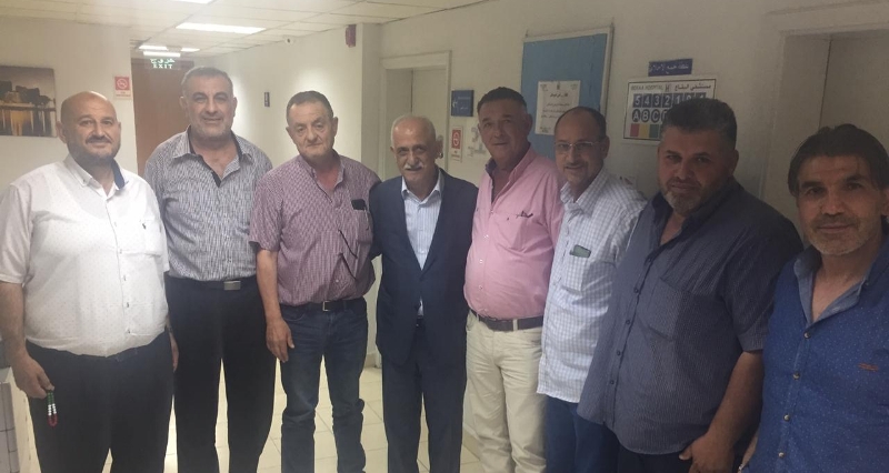 القرعاوي استقبل وفدا من رجال الاعمال الفلسطينيين
