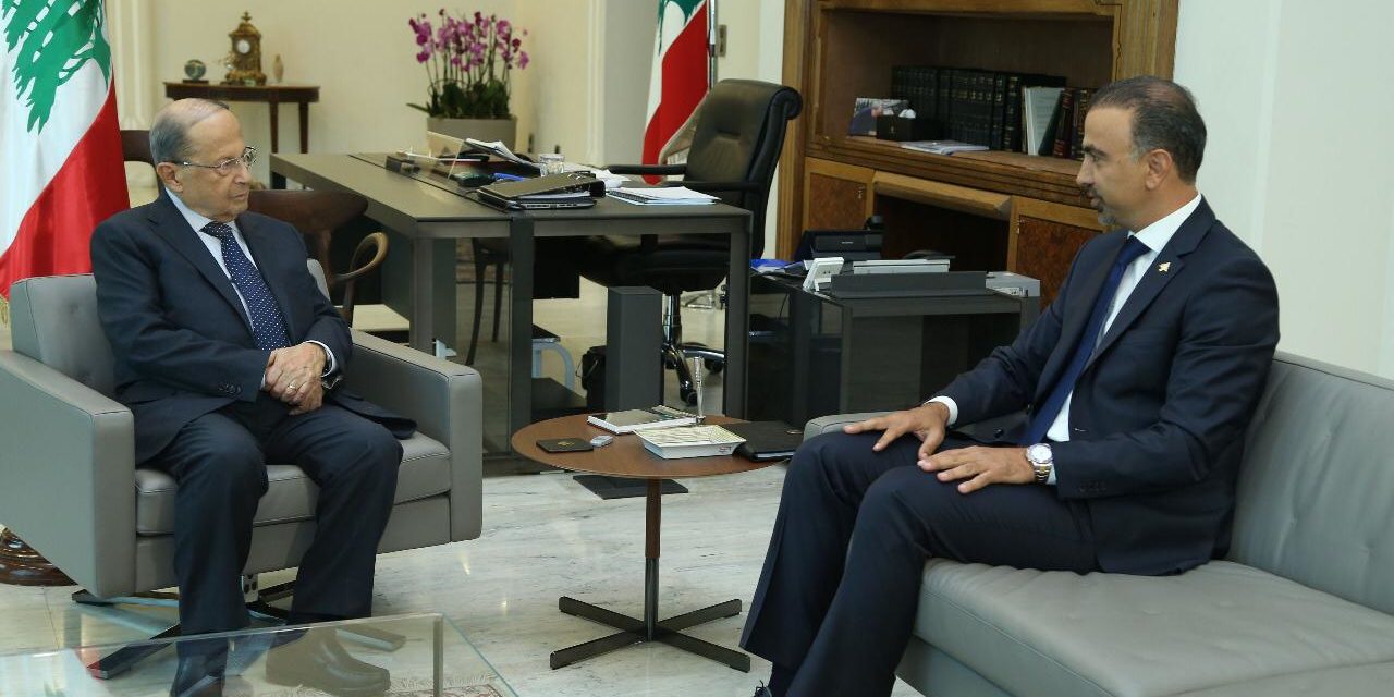 الرئيس “عون” استقبل قنصل لبنان الفخري في باناما “محمد الحاج”