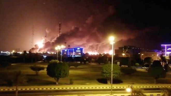 توقف إنتاج النفط في السعودية إثر الهجوم بطائرات مسيرة