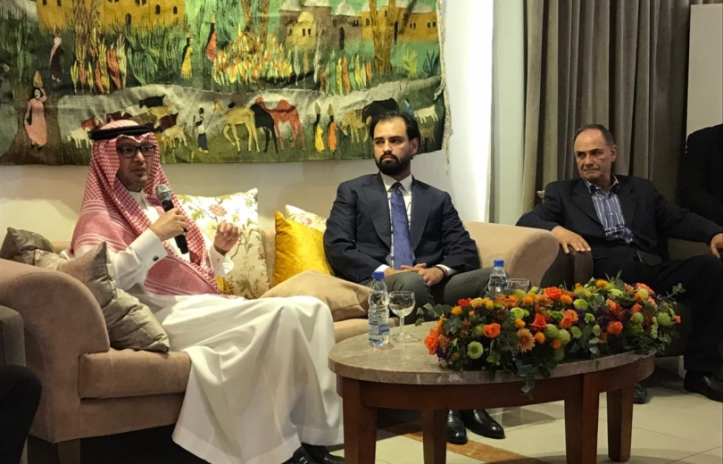 محمد العرة خلال استقباله البخاري: السعودية  وضعت سكة الصواب لأفضل العلاقات مع لبنان