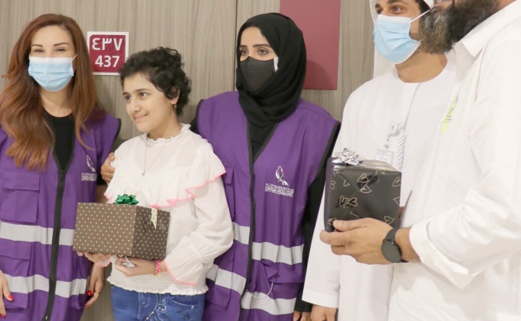 زيارة أطفال مرضى السرطان في مستشفى برجيل أبو ظبي