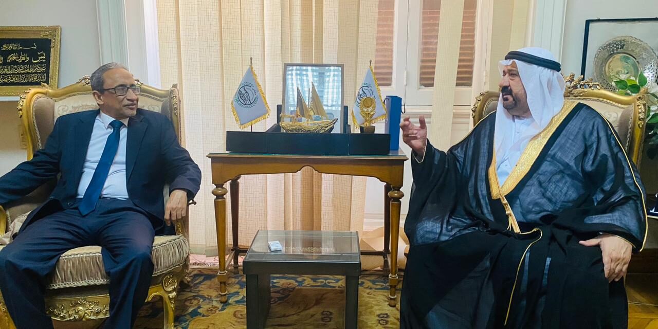 سعادة المستشار أحمد سودين يلتقي امين عام مجلس الوحدة الإقتصادية العربية