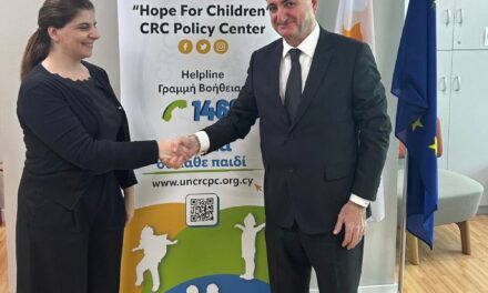 في ختام جولته القبرصية طعمه يلتقي المديرة التنفيذية واعضاء جمعية Hope of Children في نيقوسيا!
