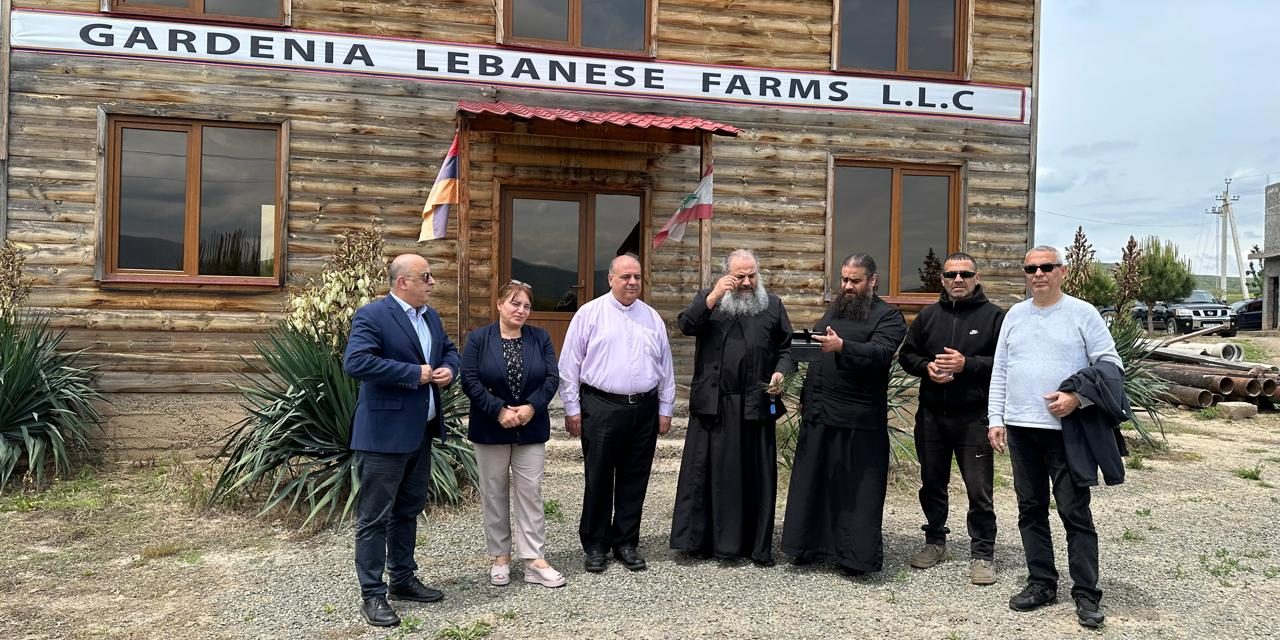 ابراهيم والصوري تفقدا مشاريع غاردينيا الزراعية في ارمينيا بحضور أبو فيصل