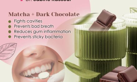 Matcha and dark chocolate: a delicious duo that’s great for your teeth .Dr_Sabine_Kassouf