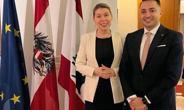 ممثل شركة Lohmann & Rauscher وائل أبو زور التقى سفيرة النمسا والمستشار التجاري في السفارة