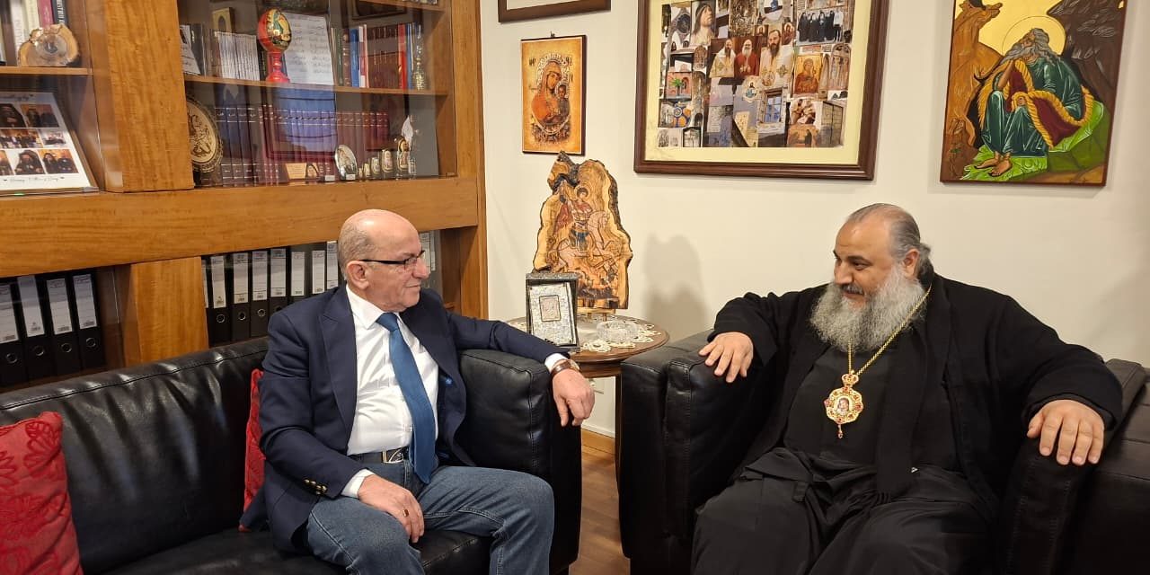 الجرّاح زار المطران الصوري في زحلة: تأكيد على الوحدة الوطنية والالتفاف حول الجيش
