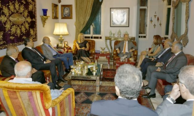 جنبلاط يعرض الأوضاع مع كاغ