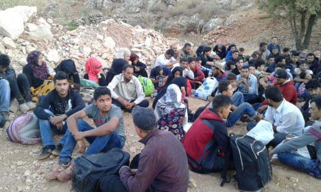 فرع المعلومات يوقف عشرات العائلات السورية في الصويري