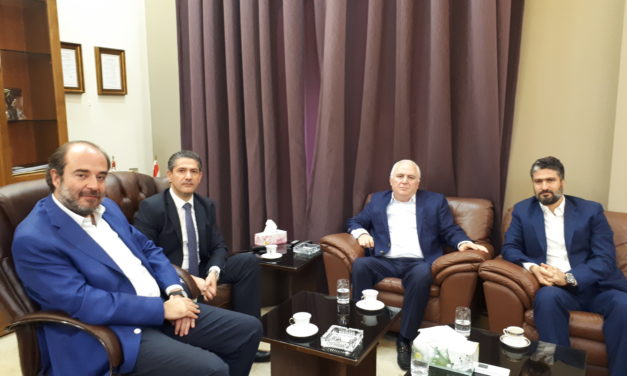 محافظ البقاع بحث مع عقيص والمعلوف وضاهر موضوع النصب التذكاري في الفرزل