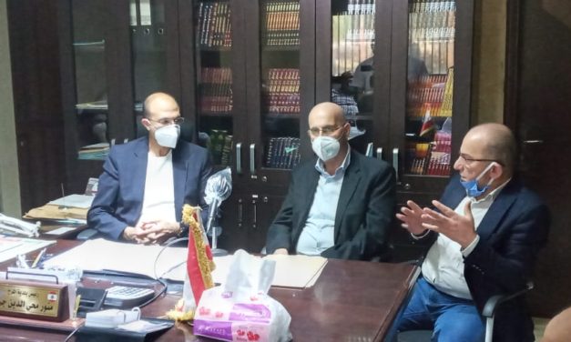 وزير الصحة تفقد “المرج” ورئيس بلديتها منور الجراح اطلعه على اجراءات احتواء الوباء