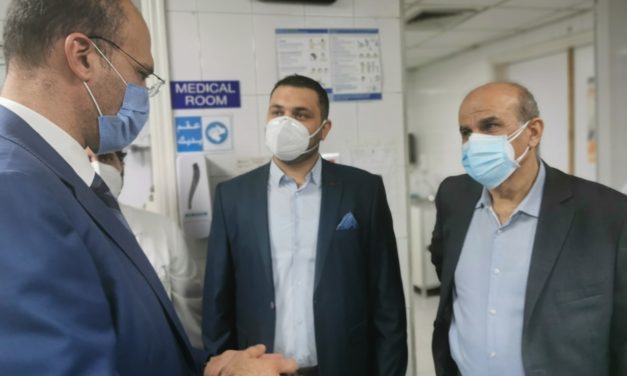 الوزير حسن افتتح قسم الكورونا في مستشفى المياس- شتورة بدعوة من حمود
