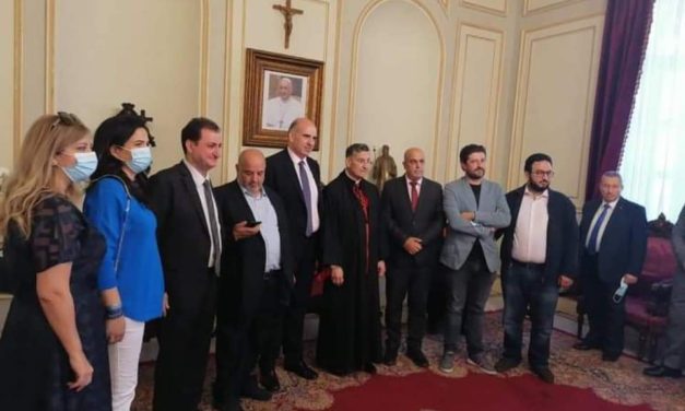الراعي تابع شحنات الاغذية اللبنانية العالقة في الموانىء السعودية مع ابو فيصل ولحود وطعمة