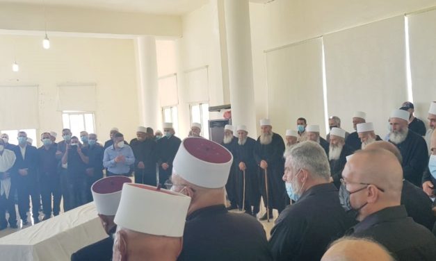 ضهر الأحمر شيعت الشيخ سيف الدين بحمد أول رئيس لبلديتها