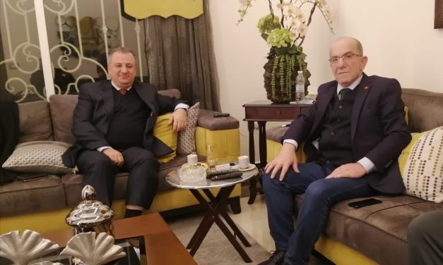 مرشح البقاع الغربي وراشيا جورج عبود زار المرج والتقى رئيس بلديتها منور الجراح