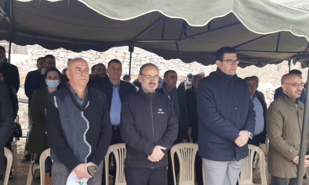 وزراء الصناعة والزراعة والبيئة في القرعون بدعوة من جمعية التحريج في لبنان لمناسبة اليوم الوطني للشجرة