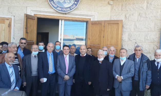 احتفال في راشيا لشكر اليونيسف وبرنامج الأغذية العالمي على تقديم المازوت لتشغيل محطات المياه
