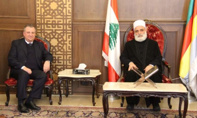 المرشح جورج عبود زار شيخ عقل طائفة الموحدين : سماحته قامة وطنية من رموز الحوار والانفتاح والقيم