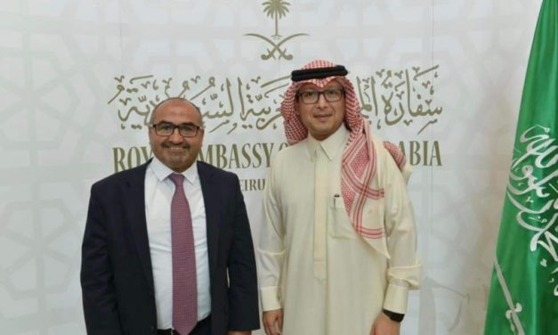 سفير خادم الحرمين الشريفين يستقبل النائب بلال الحشيمي