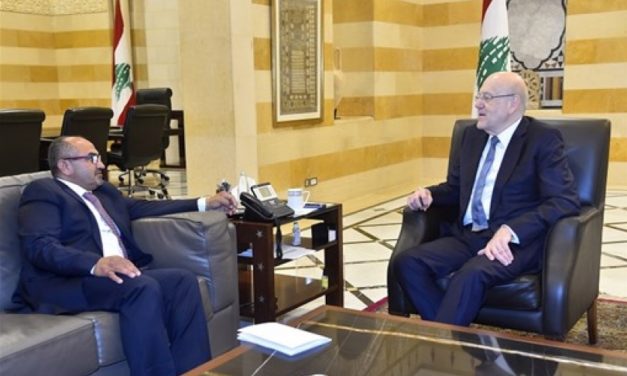 الرئيس ميقاتي استقبل الحشيمي وبحثا شؤونا بقاعية وانتخاب المفتيين