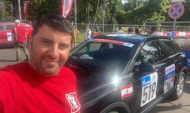 في اهم حدث عالمي  لرياضة auto sport الدكتور ربيع ابو شامي  ممثلا لبنان في سلوك  “طريق الحرير” و يقطع ٤٢٠٠ كم من استرخان الى موسكو