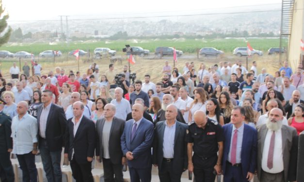 مشهدية وطنية جامعة في احتفال عيد الجيش في غاردينيا/ زحلة برعاية قائد الجيش وبتوقيع رئيس ومجلس ادارة تجمع الصناعيين