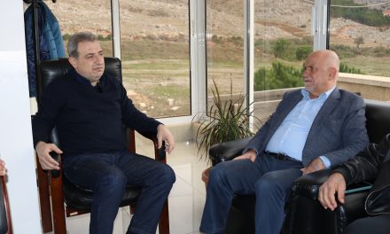 ابو فاعور خلال استقباله النائب قبلان: نعمل لتكون جلسة ٩ كانون خاتمة الاحزان الدستورية والرئاسية