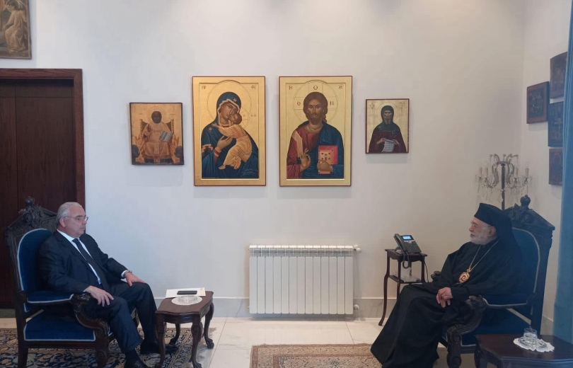 غسان سكاف يزور المطران عودة: لا تضيعوا الفرصة التاريخية