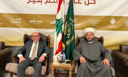 منور الجراح هنأ مفتي زحلة والبقاع الشيخ علي الغزاوي بعيد الفطر