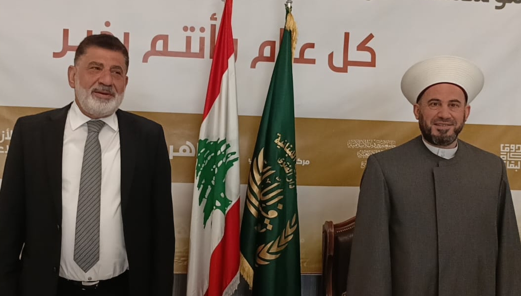 إبراهيم سلوم هنأ المفتي الغزاوي بعيد الفطر: نعتز بدوره المرجعي والوطني