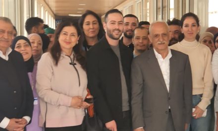 مستشفى البقاع ينفذ وقفة تضامنية مع اهل غزة بحضور القرعاوي
