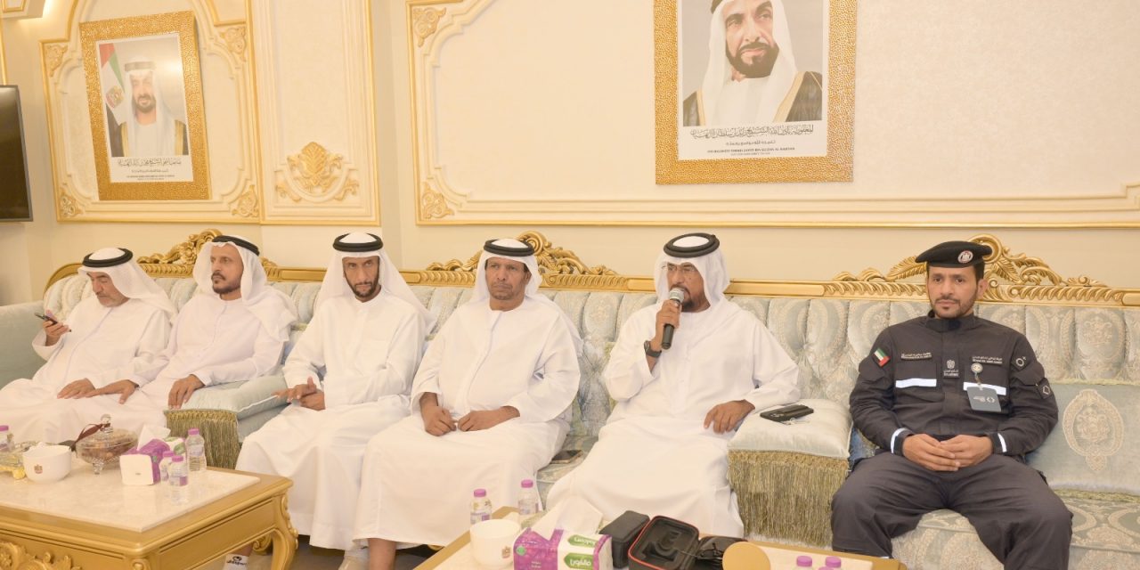 مجلس سعادة سالم بن لوتيه يستضيف محاضرة حول “الوقاية من الحرائق”