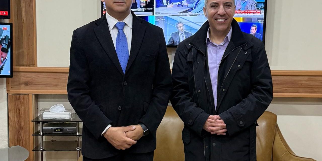 وزير الإعلام بول مرقص يستقبل رئيس حركة شباب الشرق الإعلامي طوني أبو نعوم