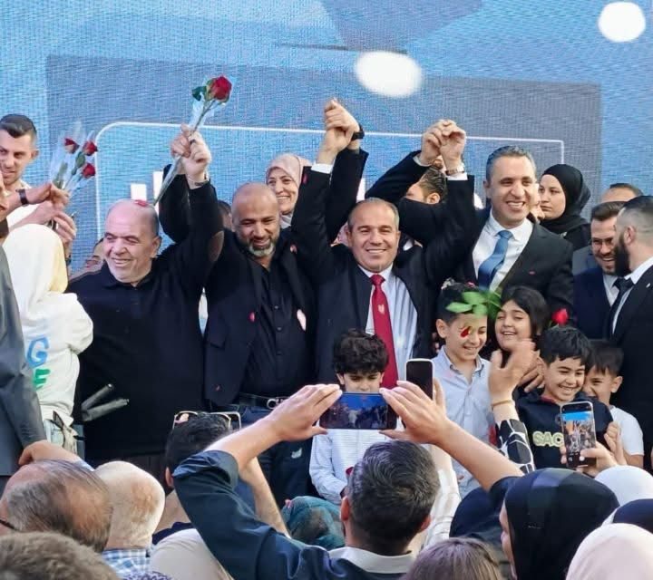 مجدل عنجر حسمت خيارها للائحة ” مجدل عنجر بتجمعنا” بمهرجان جماهيري حاشد