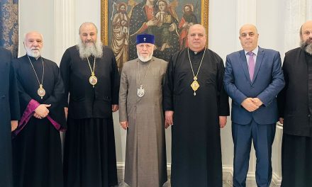 زيارة رسمية إلى الكاثوليكوس كاريكين الثاني بطريرك الأرمن وعموم الأرمن في العالم