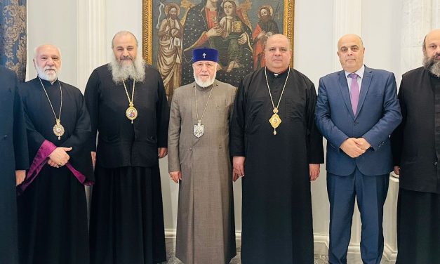 زيارة رسمية إلى الكاثوليكوس كاريكين الثاني بطريرك الأرمن وعموم الأرمن في العالم