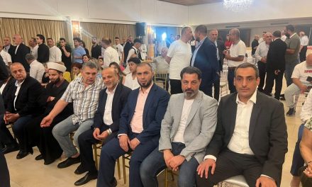 محمد شفيق حمود على رأس وفد في زيارة تهنئة لرئيس بلدية زحلة