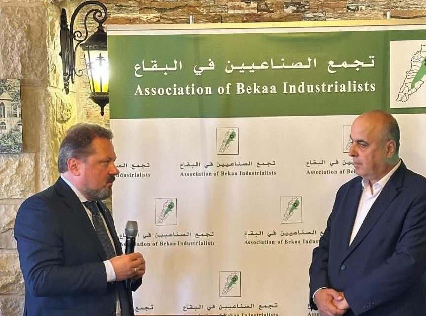 ابو فيصل استقبل سفير أوكرانيا بحضور صناعيين ورجال اعمال